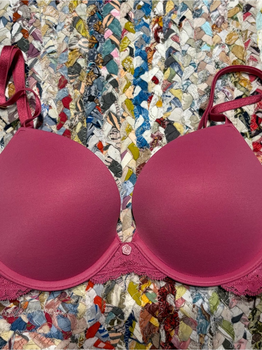 Victoria's Secret Magenta Padded Underwire Bra